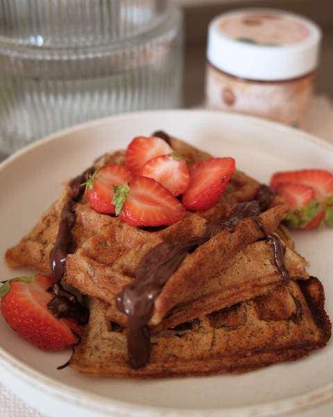 Receita: Waffle Vegan e Sem Açúcar