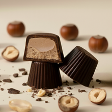 Carregar imagem no visualizador da galeria, H1 Bombons de chocolate 70% cacau com creme de avelã (150g)
