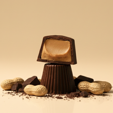 Carregar imagem no visualizador da galeria, P1 Bombons de chocolate 70% cacau com creme de amendoim (150g)
