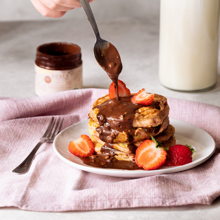 H2 Cocoa and Hazelnut Cream, with crunchy hazelnut pieces