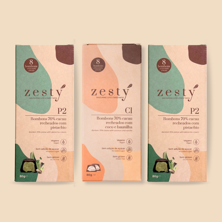 Coleção Bombons - Pistachio & Coco e Baunilha